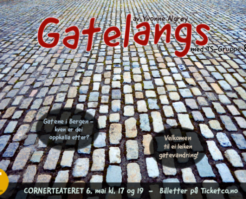 Plakat "Gatelangs: Vivian Midtsveen